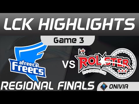 AF vs KT Highlights Game 3 Round1 LCK Regional Finals 2020 Afreeca Freecs vs KT Rolster by Onivia