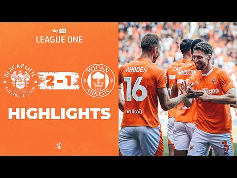 Highlights | Blackpool v Wigan Athletic