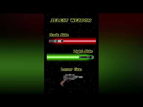 Laser saber and gun simulator