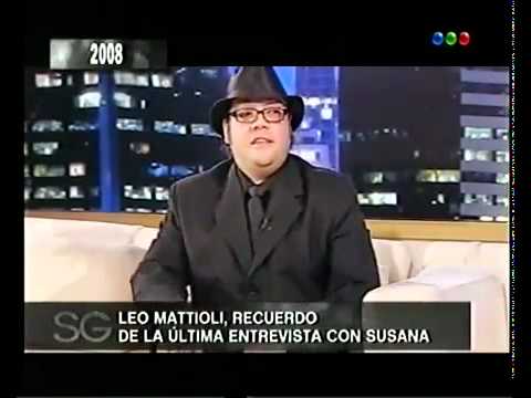 Susana Gimenez, recordó a Leo Mattioli |