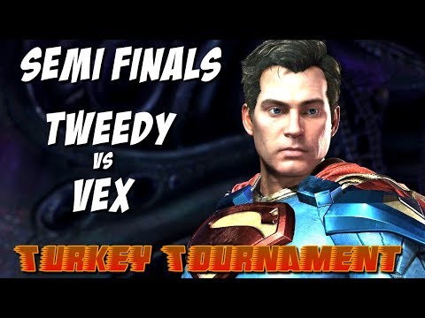 SEMI FINALS! | NOBLE TWEEDY VS MYZTERY VEX | Turkey Tournament Injustice 2