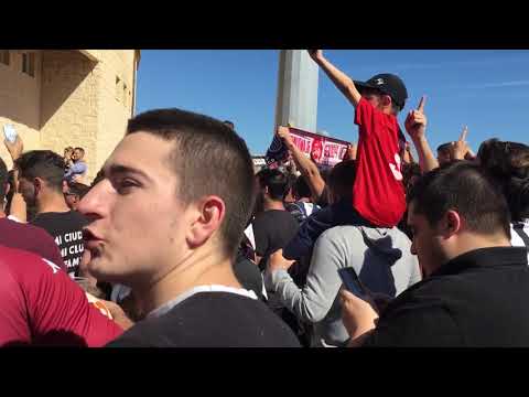 Recibimiento a la plantilla del CD Badajoz - previa al partido Badajoz-Atco Malagueño