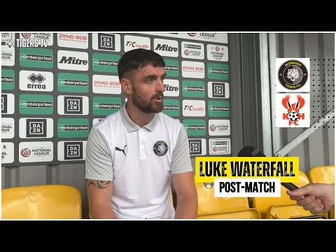 🎤 POST-MATCH | Luke Waterfall speaks after his goal gains a point against Kidderminster
