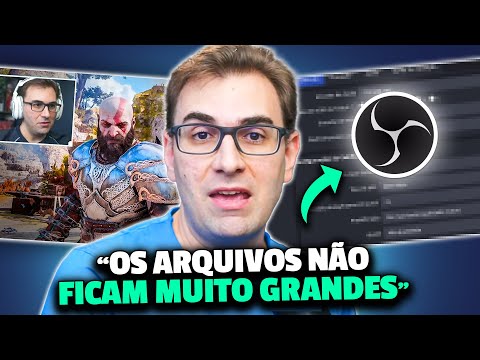 Como o BRKsEDU configura o OBS para GRAVAÇÃO DE GAMEPLAYS