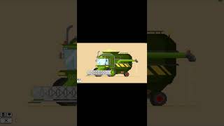 Combine Harvester (Autumn Pack) | Coloring Pixels | #shorts #games #relaxing #pixel #art