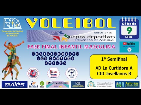 Semifinal 1 Infantil Masculina Curtidora-CID Jovellanos B