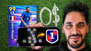 I REACHED DIVISION 1 in eFootball MOBILE with ONLY FREE PLAYERS 🔥💀 (IN 3 DAYS)