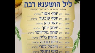 הושענא רבה בפ"ת עם מיטב הרבנים | תשפ"ו 2025 | 🔴שידור חי (ארגון ענפים) - התמונה מוצגת ישירות מתוך אתר האינטרנט יוטיוב. זכויות היוצרים בתמונה שייכות ליוצרה. קישור קרדיט למקור התוכן נמצא בתוך דף הסרטון