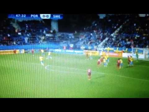 Bernardo Silva skill Portugal vs Sweden UEFA Euro U21 2015