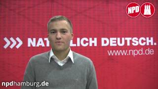 preview picture of video 'NPD-Bundesparteitag 2014 in Weinheim - Kurzbericht mit Lennart Schwarzbach'