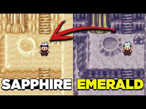 Differences Between Pokémon Ruby, Sapphire, and Emerald That You Don't Know - Pokémon Emerald Trivia