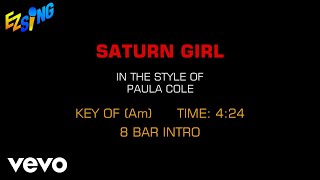 Paula Cole - Saturn Girl (Karaoke)