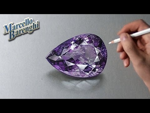 Surreal Amethyst Gemstone Creation