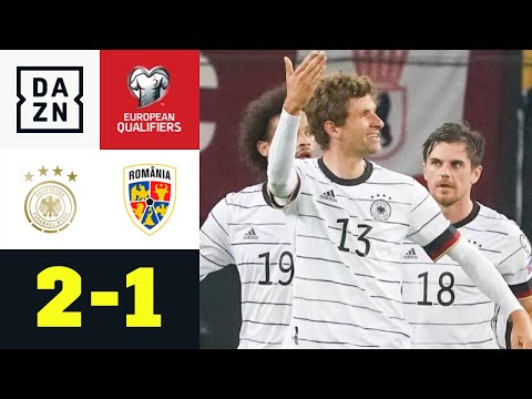 Chancenwucher! Knapper Sieg von Hansi-Elf: Deutschland – Rumänien 2:1 | European Qualifiers | DAZN