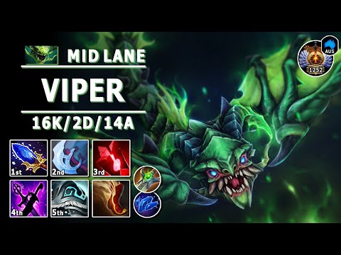 Viper Mid Lane | 7.32d | Pos 2 Viper Bloodstone Build | Dota 2 Immortal Gameplay