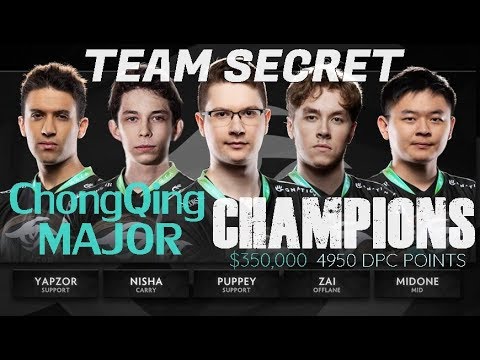 CHONGQING MAJOR CHAMPIONS! CONGRATS TEAM SECRET  3-1 AGAINST VP (DOTA 2)