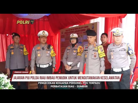 DIRLANTAS DAN TIM ASISTENSI POLDA RIAU CEK ARUS BALIK DI JL  LINTAS RIAU