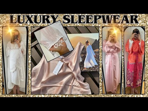 EVA BITZER Pyjama unboxing review luxury sleepwear collection LA PERLA, Bassetti, VERSACE😴Amazon