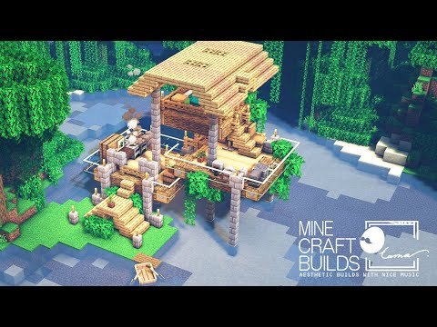 Otama The World - Minecraft: How to Build a Jungle Base: Survival House Tutorial