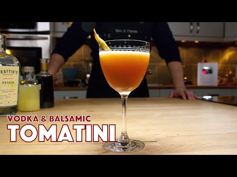 🍸Tomatini Vodka And Balsamic Vinegar Cocktail - Cocktails After Dark - Glen & Friends Cooking