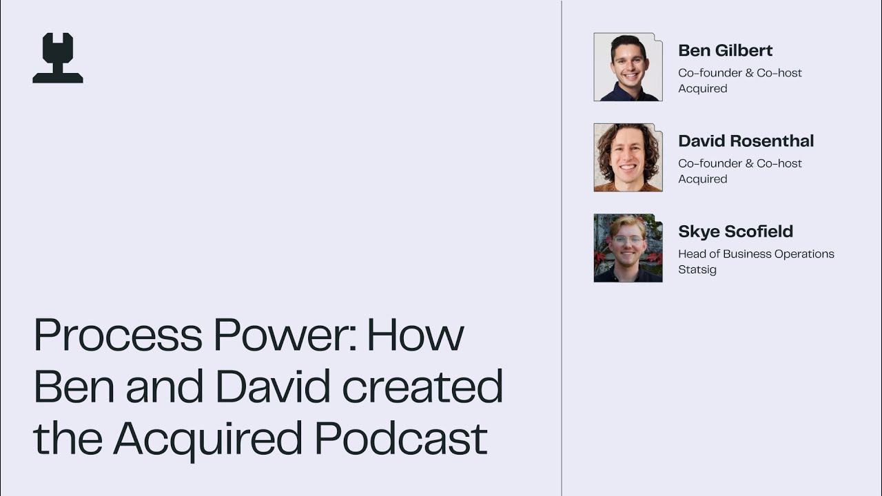 Significance Summit - The Acquired interview