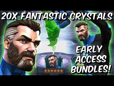 20x 5/6 Star Mister Fantastic Cavalier & Grandmaster Crystal Opening! - Marvel Contest of Champions