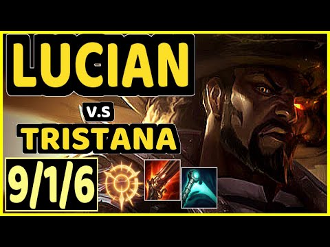 CHRISBERG (LUCIAN) vs TRISTANA - 9/1/6 KDA BOTTOM ADC CHALLENGER GAMEPLAY - EUW