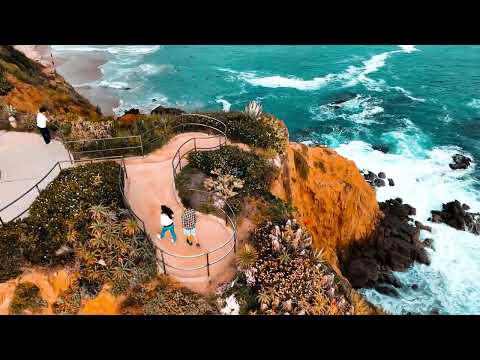 Crescent Bay Beach by Drone in 4K