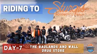 Sturgis Motorcycle Rally Trip | Day 7 | Badlands, Wall Drugs
