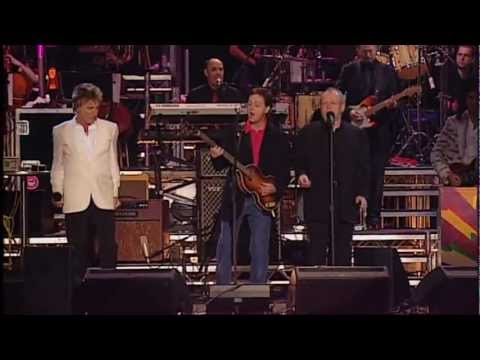 Paul McCartney, Eric Clapton, Joe Cocker  & Rod Stewart - All You Need Is Love (LIVE) HD