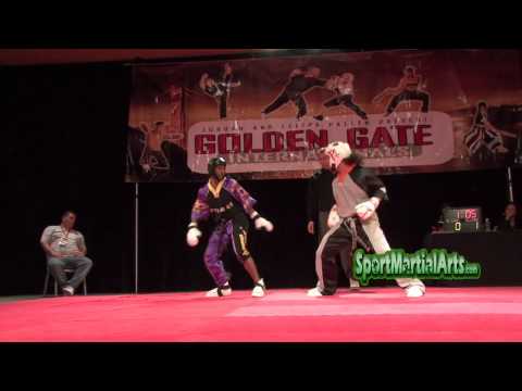 Kyle Richards v Alex Arceo - Men's Team Sparring - 2012 Golden Gate Internationals
