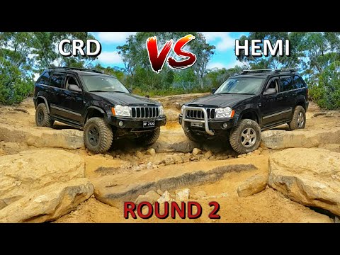 Jeep Grand Cherokee 4x4 Challenge - CRD vs HEMI - Part 2