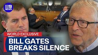 EXCLUSIVE: Bill Gates addresses emails in the Epstein Files | 9 News Australia
