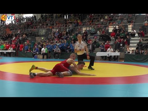 Ringen DM 2015 A-Jugend (Gr./Rö.) - 50kg Finale 5+6
