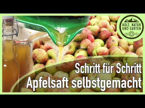 Einfach Lecker! Apfelsaft selber machen - Schritt für Schritt (incl. haltbarmachen)