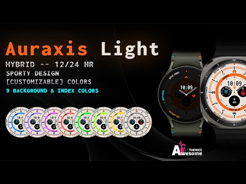 AuraxisLight - Dual Watch Face