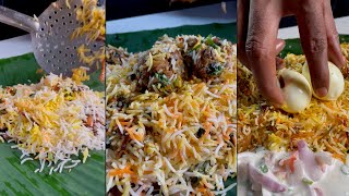 Hyderabadi Chicken Biryani Cooking and tasting �
