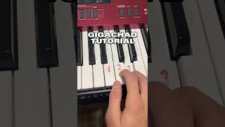 Piano tutorial #gigachad #sigma #piano #tutorial