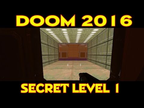 DOOM 2016 SECRET LEVEL LOCATIONS  LEVEL 1 THE UAC (1/13)