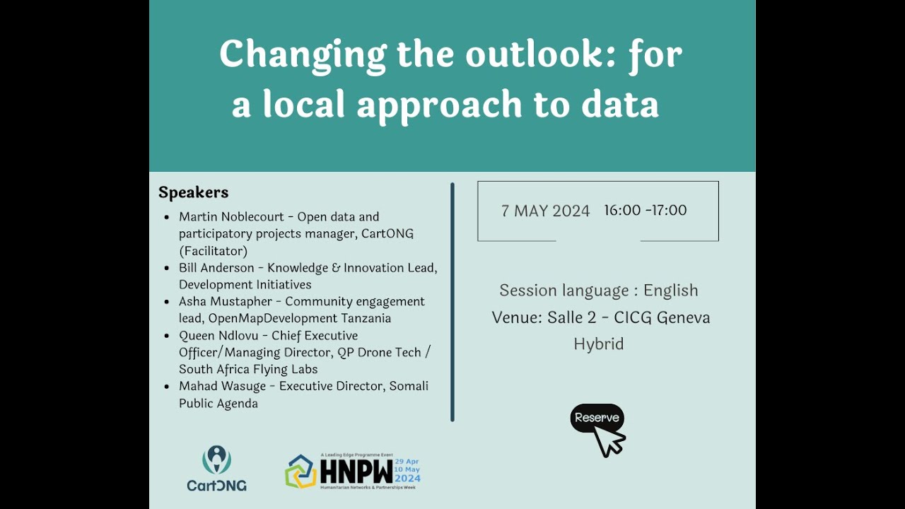 Changing the outlook: for a local approach to data