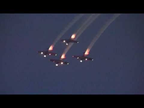 AeroShell Aerobatic Team Paulding Night Show 2013