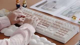 Download lagu 사무용도 8K ! 그루브스톤 GV10M 풀배열 키보드 / 저소음 밀키S mp3