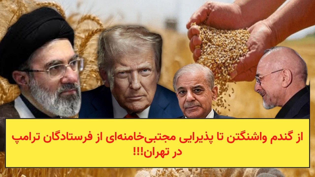 از گندم واشنگتن تا پذیرایی مجتبی‌خامنه‌ای از فرستادگان ترامپ در تهران!!!