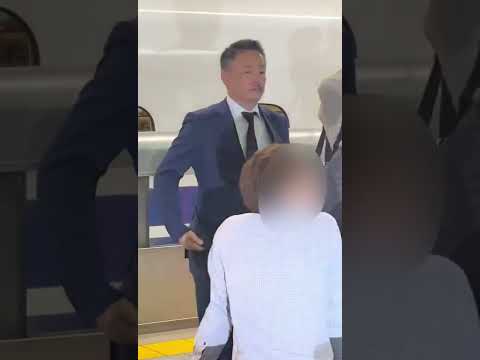 六代目山口組 高山清司若頭 出所後品川駅新幹線ホームにて#六代目山口組#高山清司若頭#弘道会#竹内昭明#中野寿城