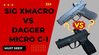 PSA Dagger Micro vs SIG XMacro: The Ultimate Compact Pistol Battle!