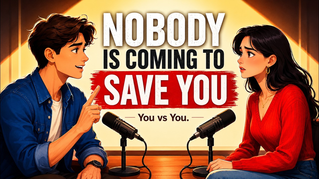 English Podcast Easy English Conversation | Nobody is Coming To Save You - YouTube video featuring the word but for