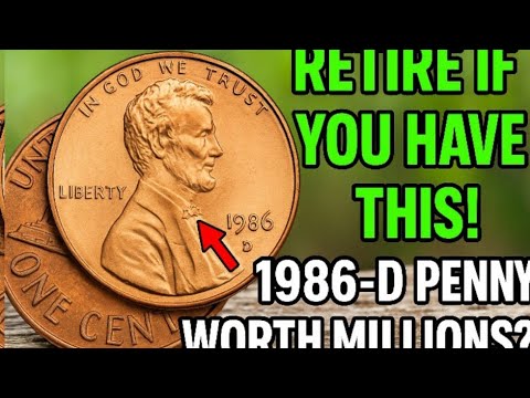 1986-D Penny Worth Money - How Much Is It Worth and Why?