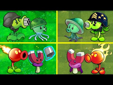 Random 20 Best Pair Plants PVZ 1 vs PVZ 2 Battlez - Who Will Win? - Team Plant vs Team Plant