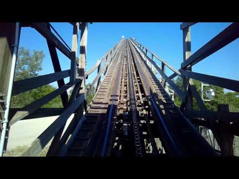 Michigan's Adventure Shivering Timbers On-Ride (No Copyright)