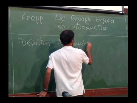 Programa de Doutorado: Introduction to Lie Algebras - Aula 01